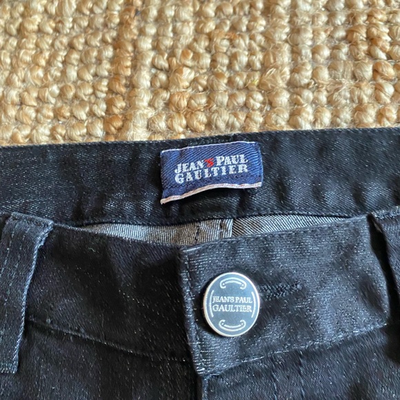 Vintage Jean Paul Gaultier Low Rise Jeans with Zipper & Front Laces - Picture 8 of 13